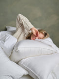 Bedfolk feather and down square pillow soft - British product