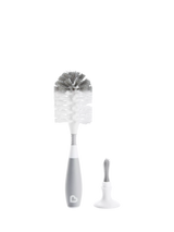 John Lewis Bristle Baby Bottle Brush with Teat Brush and Suction Base- Buy online at McGrocer