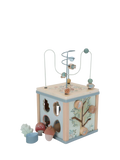Forest Themed Activity Cube with Shape Sorter and Bead Maze Toy