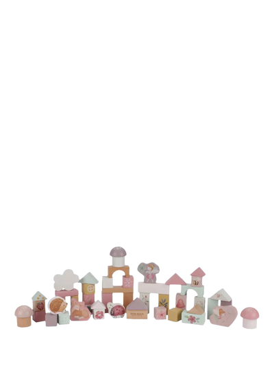 John Lewis Little Dutch Fairy Garden Wooden Blocks Toddler Set 50 Pieces- Buy online at McGrocer