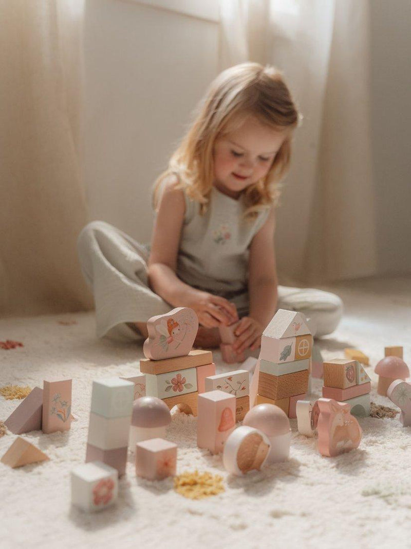 Little Dutch Fairy Garden Wooden Blocks 50 pieces, UK version