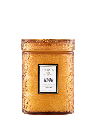 John Lewis Voluspa Baltic Amber Jar Scented Candle 156g- Buy online at McGrocer