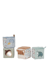 John Lewis Soft Activity Cubes Set of 4 with Multi-Sensory Features for Babies- Buy online at McGrocer