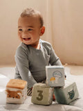 Soft Activity Cubes Set of 4 with Multi-Sensory Features for Babies