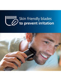 Philips beard trimmer with self-sharpening blades and lift and trim technology, imported from the UK