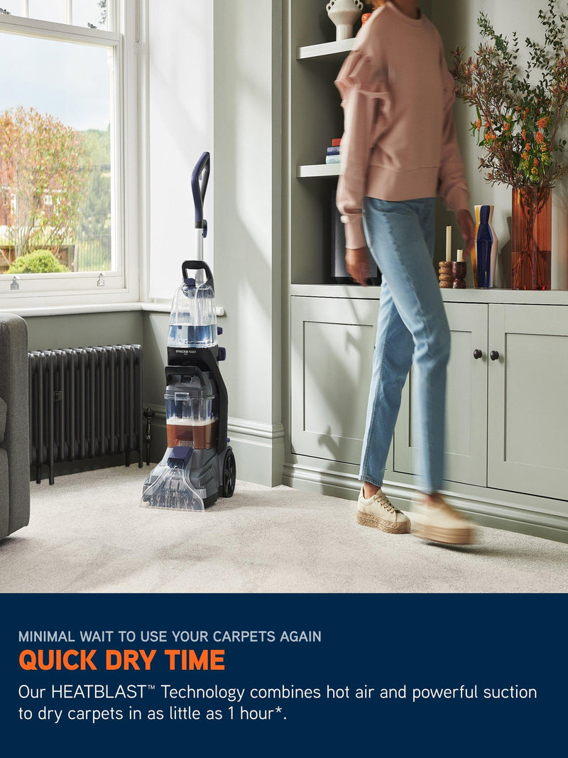Vax SpinScrub Power Plus carpet cleaner, British brand