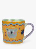 Eleanor Bowmer Teddy Bear New Bone China Mugs, Set of 2, 300ml