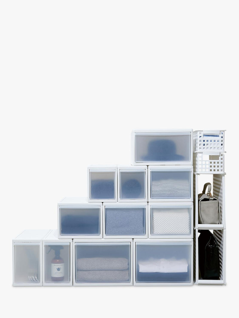 Like-it modular storage tray white 17.7cm (British brand)