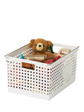Like-it storage basket medium white 34cm - British product