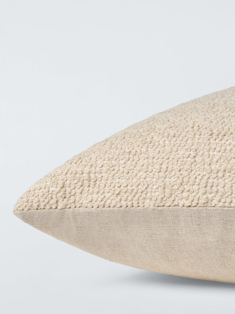 John Lewis wool blend cushion in oat, UK version