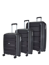 John Lewis Rock Tulum 8-Wheel Expandable Suitcase Set, 3 Piece- Buy online at McGrocer