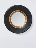 John Lewis round convex wall mirror black 40cm, UK version