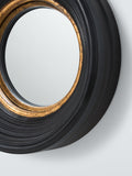 John Lewis round convex wall mirror black 40cm, UK version