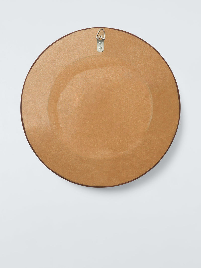 John Lewis round convex wall mirror black 40cm, UK version