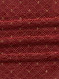 John Lewis Regal woven fabric claret - British product
