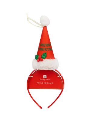 Talking Tables Merry Christmas Headband, Multi