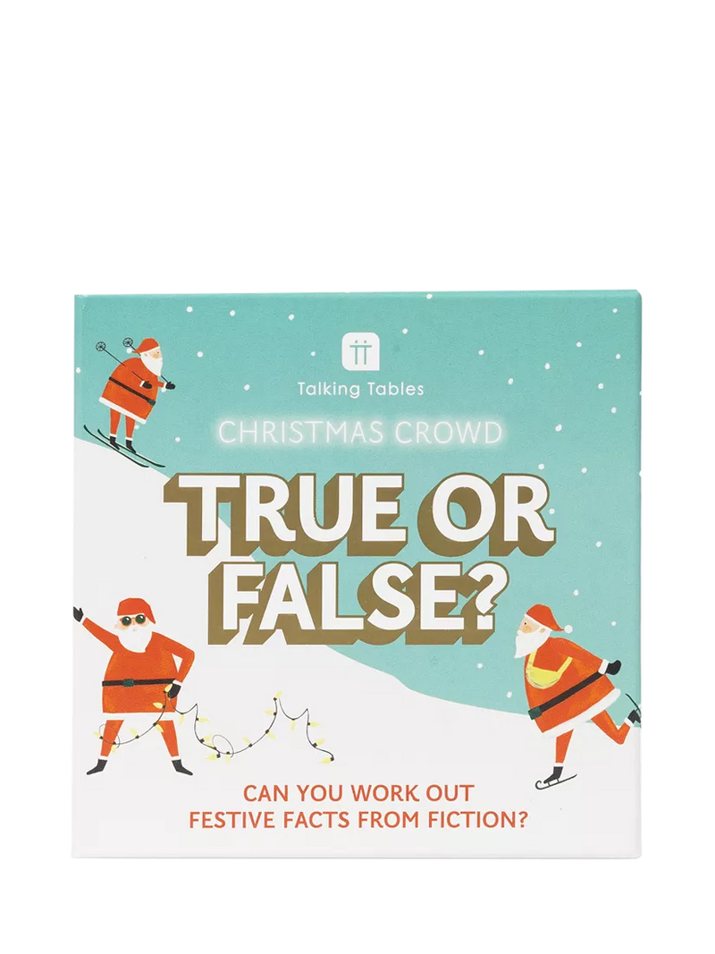 Talking Tables True or False Game Santa Christmas, UK version