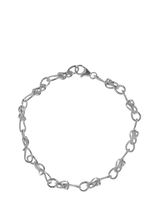 John Lewis Nina B Bowline Link Bracelet Silver 20cm- Buy online at McGrocer