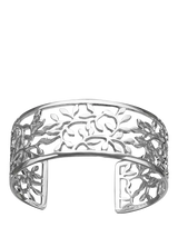 John Lewis Nina B Cut Out Leaves Cuff Bangle, Silver- Buy online at McGrocer