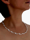 Nina B bowline collar necklace sterling silver 50cm - British product