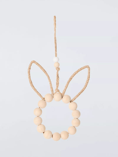 John Lewis John Lewis Beaded Bunny Hanging Decoration- Buy online at McGrocer
