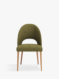 John Lewis dining chair green boucle (British brand)