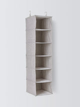 John Lewis John Lewis Polyester Hanging Shelves, 6 Compartments, Mid Grey- Buy online at McGrocer