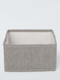 John Lewis mid grey storage box set of 3 - British product
