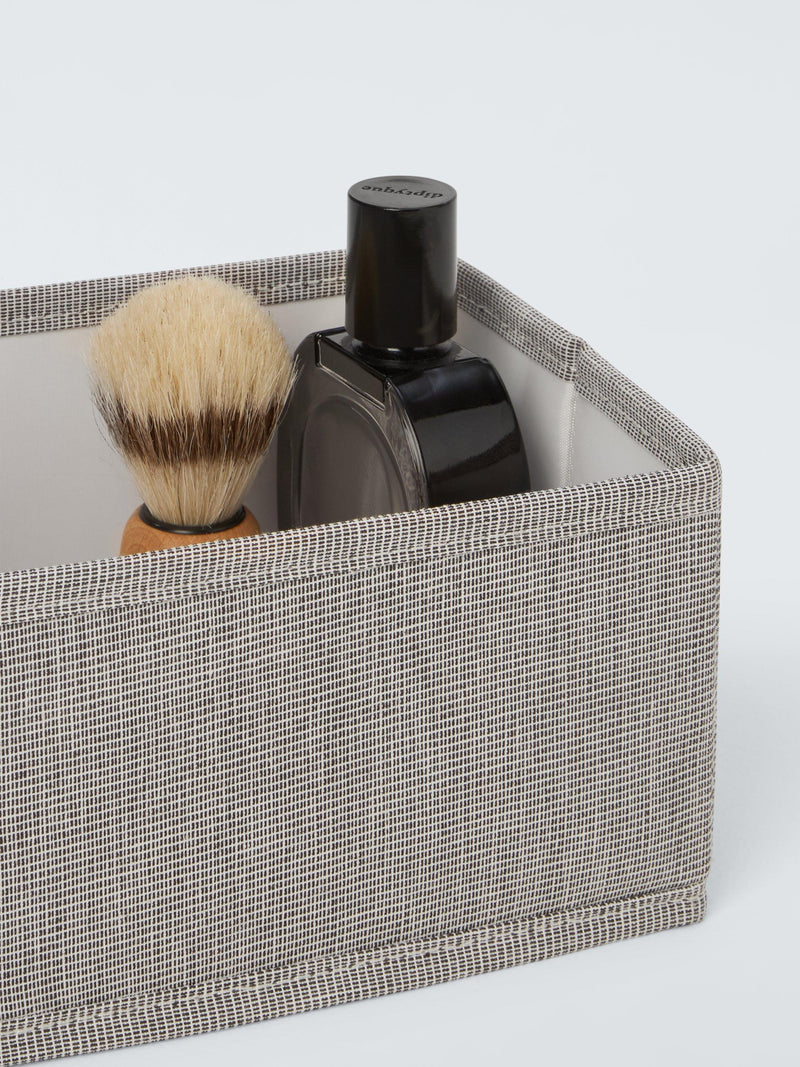 John Lewis mid grey storage box set of 3 - British product