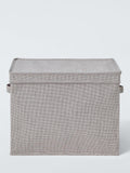 John Lewis collapsible lidded storage box set of 2 grey - British product