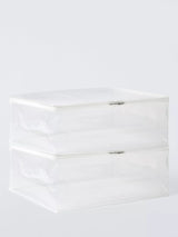 John Lewis John Lewis Blanket Storage Bags Set of 2 Translucent- Buy online at McGrocer