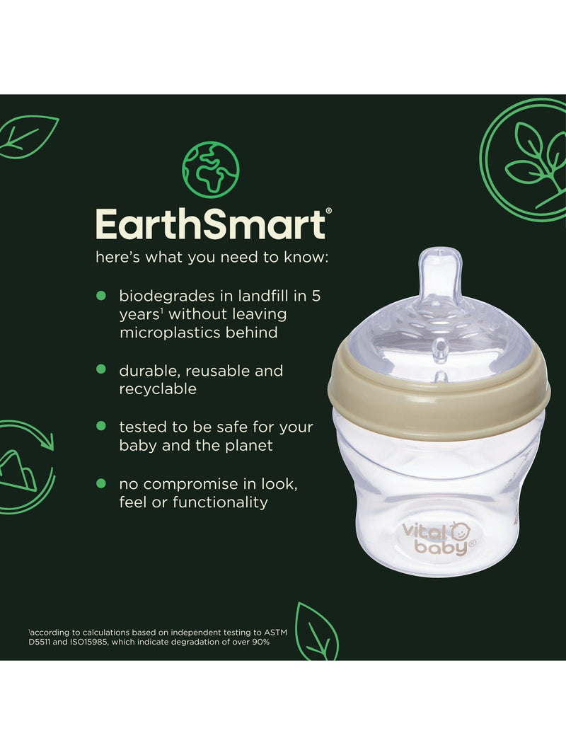 Vital Baby Nurture Breast-Like Bottle Multi Pack of 4 150ml (British brand)