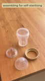 Vital Baby Nurture Breast-Like Bottle Multi Pack of 4 150ml (British brand)