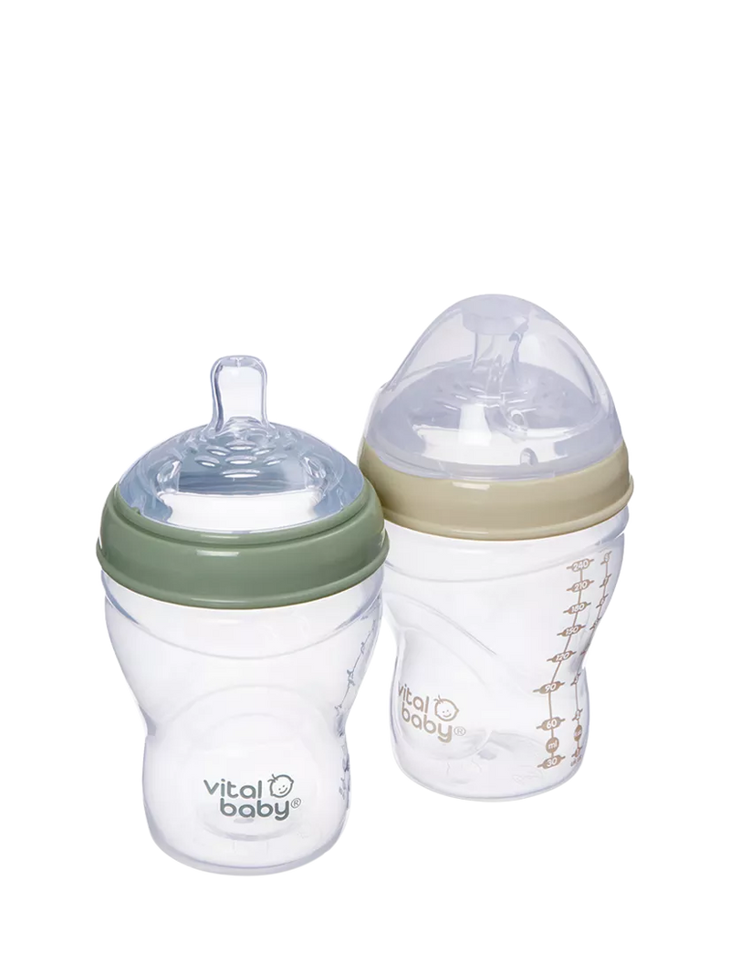 Vital Baby baby bottle pack of 2 240ml (British brand)