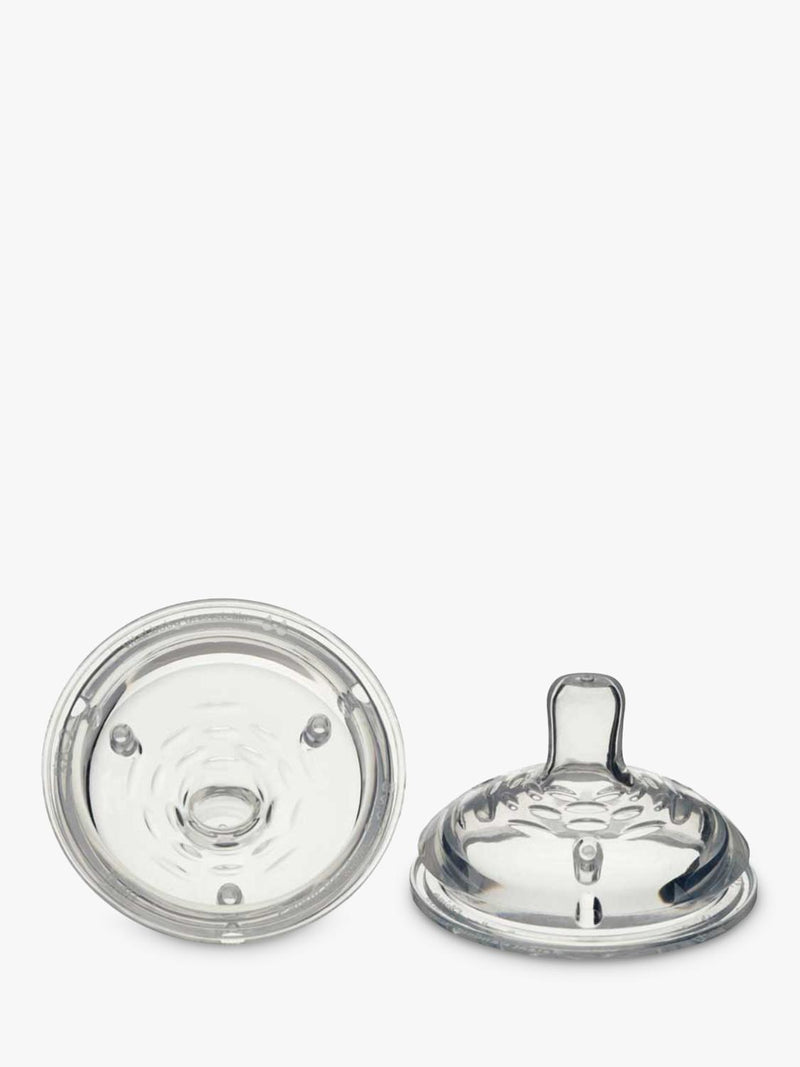 Vital Baby medium flow breast-like teats pack of 2 (British brand)