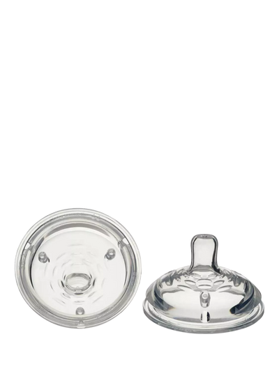 John Lewis Vital Baby Nurture Breast-Like Medium Flow Teats Pack of 2- Buy online at McGrocer