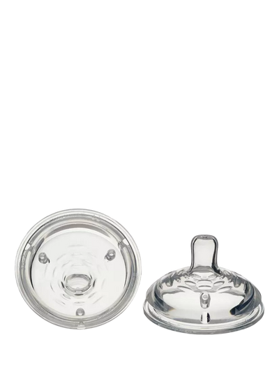 John Lewis Vital Baby Nurture Breast-Like Slow Flow Teats Baby Teats Pack of 2- Buy online at McGrocer