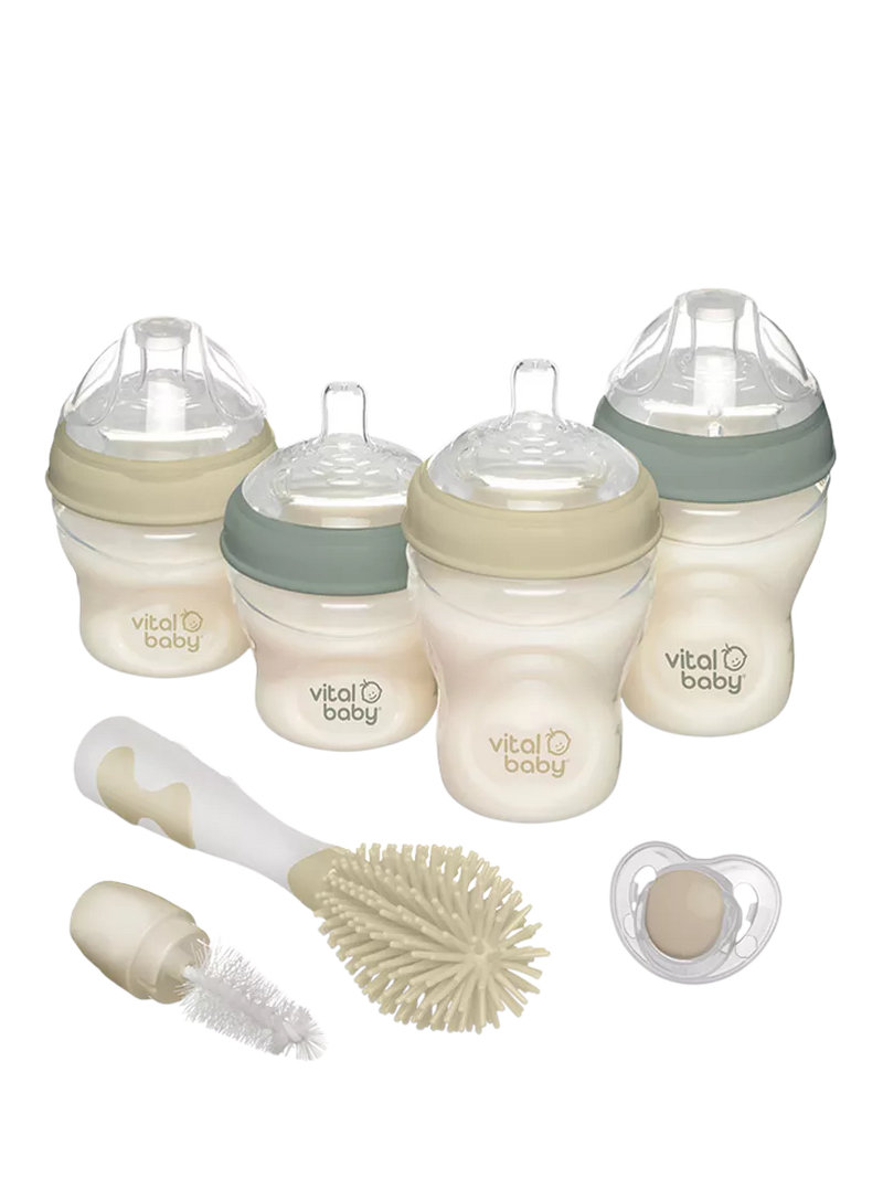 Vital Baby breast-like baby bottle starter set (British brand)