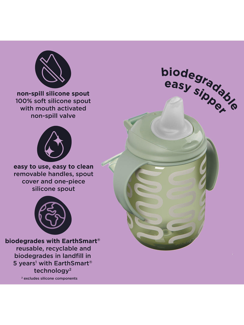 Vital Baby Sipper Cup Natural Moss 350ml (British brand)
