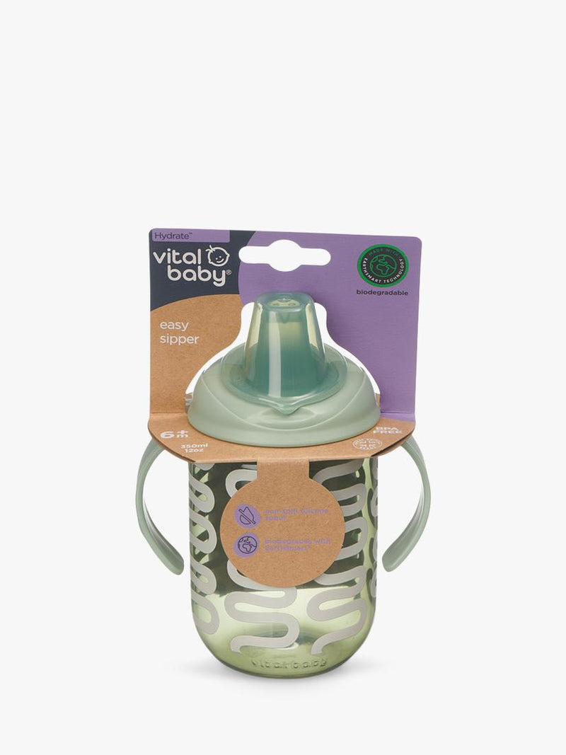 Vital Baby Sipper Cup Natural Moss 350ml (British brand)