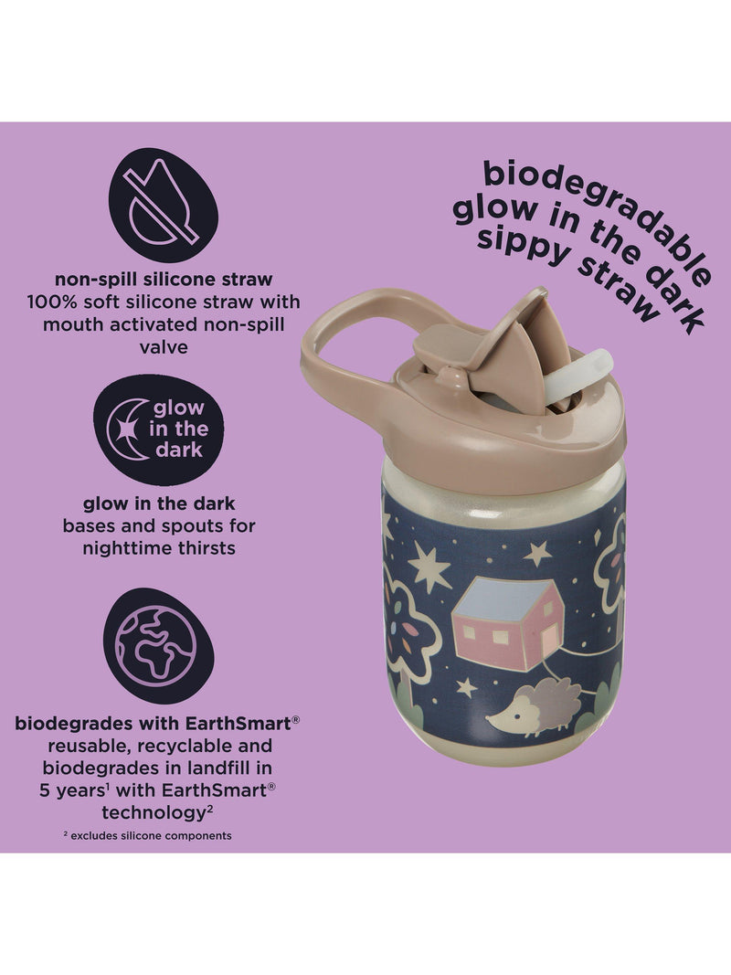 Vital Baby sippy straw cup Woodland Glow 350ml (British brand)