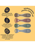 Vital Baby chunky cutlery set for babies, pack of 4 (British brand)