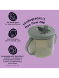 Vital Baby free flow baby cup 200ml in Natural Moss (British brand)