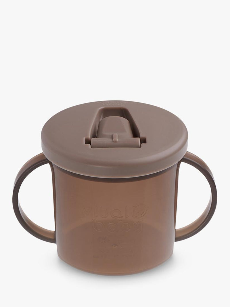 Vital Baby free flow cup in Natural Stone color, 200ml (British brand)