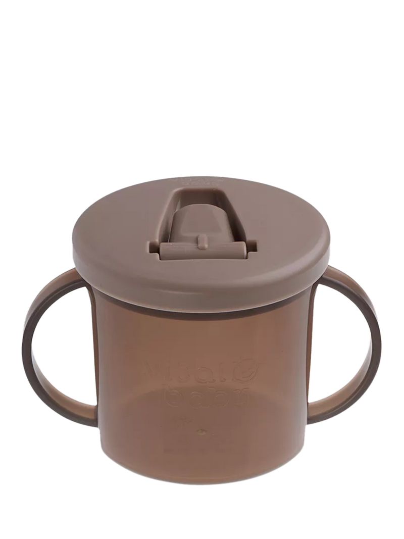Vital Baby free flow cup in Natural Stone color, 200ml (British brand)