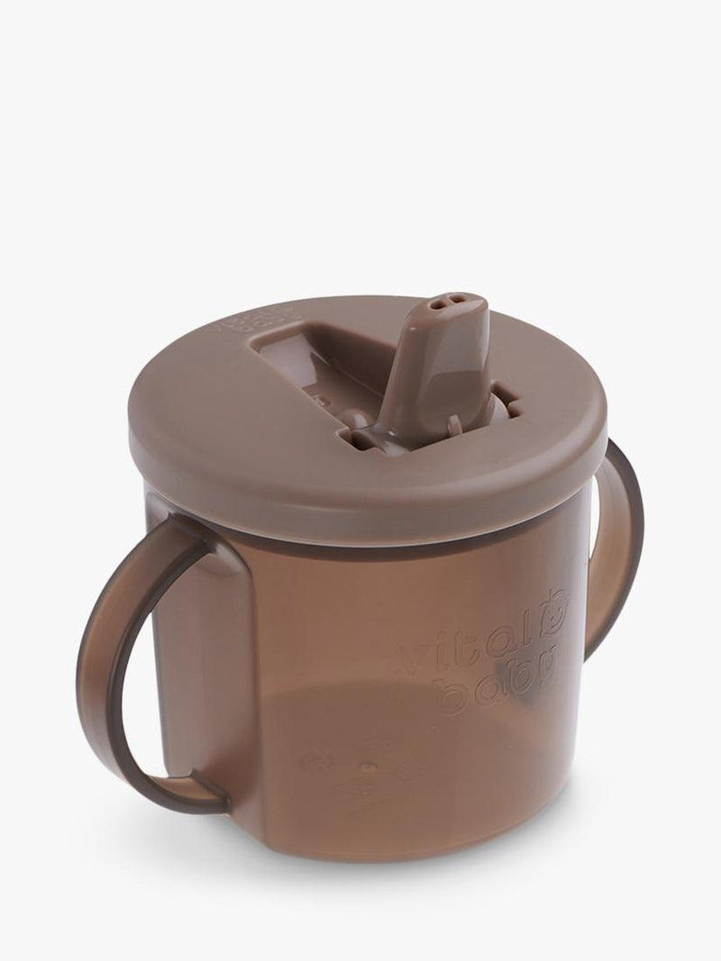 Vital Baby free flow cup in Natural Stone color, 200ml (British brand)