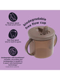 Vital Baby free flow cup in Natural Stone color, 200ml (British brand)
