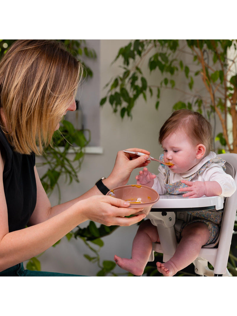 Vital Baby scoop feeding set with spoon and lid, pack of 2 (British brand)