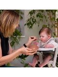 Vital Baby scoop feeding set with spoon and lid, pack of 2 (British brand)