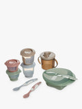 Vital Baby Nourish Start weaning kit with spoons, bowl, pots, bib, and cup (British brand)
